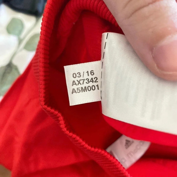 ADIDAS x Stella McCartney Essentials Seamless Mesh Tight Bright Red Size Small - Picture 11 of 11